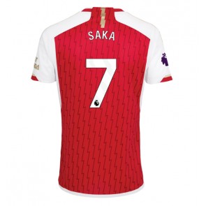 Arsenal Bukayo Saka #7 Hjemmebanetrøje 2023-24 Kort ærmer